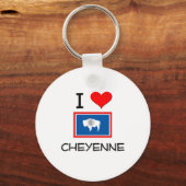 アイラブCheyenne Wyoming キーホルダー (正面)
