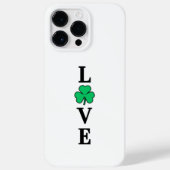 アイラブIreland I Loveアイリッシュシャムロッククローバーシンプル Case-Mate iPhoneケース (裏面)