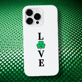 アイラブIreland I Loveアイリッシュシャムロッククローバーシンプル Case-Mate iPhone 14 Pro Maxケース