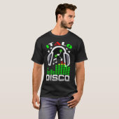 アイラブItalo Disco Black Tシャツ (正面フル)