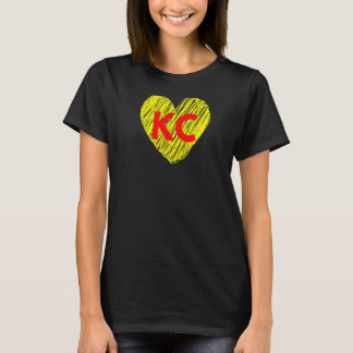 アイラブKcカンザスシティハートサッカー Tシャツ