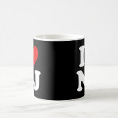 アイラブNJハートニュージャージー コーヒーマグカップ (中央)