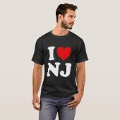 アイラブNJハートニュージャージー Tシャツ (正面フル)