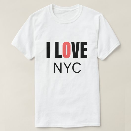 アイラブNYC Tシャツ (デザイン正面)