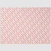 アイラブPICKLEBALLスポーツタイポグラフィオレンジおもしろい 薄葉紙 (正面)