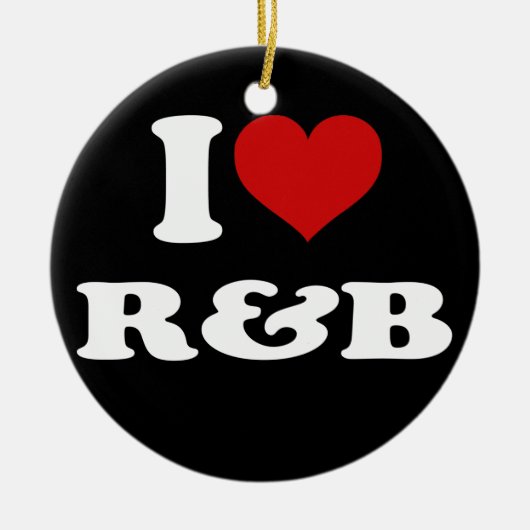 アイラブR&B セラミックオーナメント (正面)