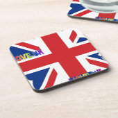 アイラブUKアートプリント コースター (左側)