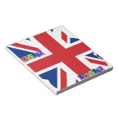 アイラブUKアートプリント ノートパッド (アングル)