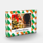 アイラモダンンド国旗のクリスマス記念 フォトブロック (左)