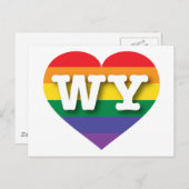 アイラワイオミンレインボーハート ポストカード (正面/裏面)