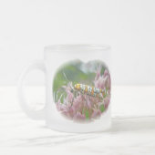 アイランサスくもの巣ウミムモスオンアイアンウィード フロストグラスマグカップ (左)