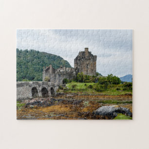 アイランダナン城、ドゥイック湖 - スコットランド、イギリス ジグソーパズル