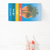 アイランドおもしろいビーチクルーズ船ドアデコール 横断幕 (インサイチュ)