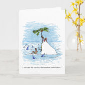 アイランドはレベルグリーティングカード カード (黄色い花)