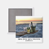 アイランドアダムビーチ磁石 マグネット (正面/裏面)