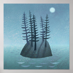 アイランドインザ海アート ポスター