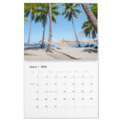 アイランドエスケープカレンダー カレンダー (3月 2026)