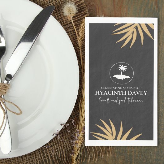 アイランドオブジャマイカ誕生日ナプキン