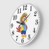 アイランドオロット丸時計 ラージ壁時計 (傾斜)