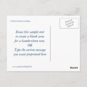 アイランドカラーカスタム ポストカード (裏面)