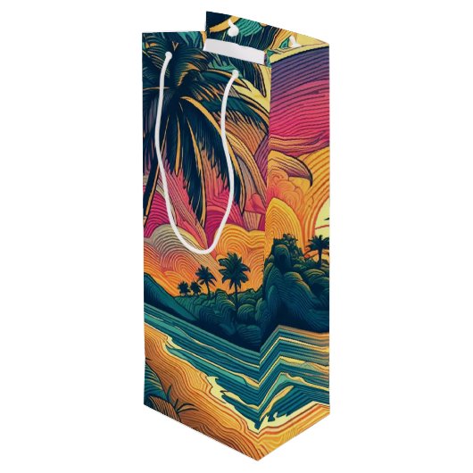 アイランドカルチャー抱き枕01 ワインギフトバッグ (裏面アングル)