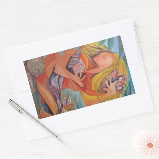 アイランドガール – シール (封筒)