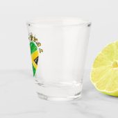 アイランドギャルジャマイカカリブのハート ショットグラス (右)