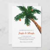 アイランドグリーティングホリデーパーティー 招待状 (正面)