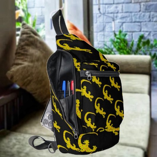 アイランドゲッコ(Blk) スリングバッグ