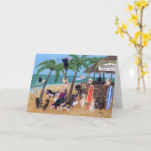 アイランドサマーバケーションラブラドール カード (黄色い花)