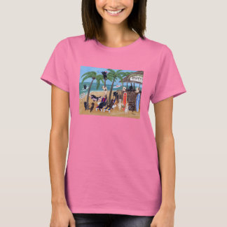 アイランドサマーバケーションラブラドール Tシャツ