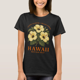 アイランドサンシャインハワイアンハイビスカス Tシャツ