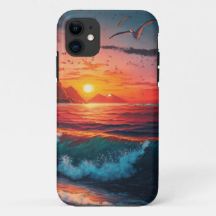 アイランドサンセットフォンケース iPhone 11 ケース