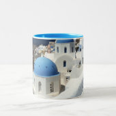 アイランドサントリーニギリシャマグ ツートーンマグカップ (中央)
