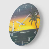 アイランドサンライズ ラージ壁時計 (傾斜)