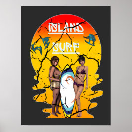 アイランドサーフサーフィン ポスター
