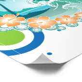 アイランドサーフポスター ポスター (角)