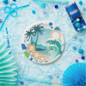 アイランドサーフ紙プレート ペーパープレート (パーティー)
