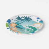 アイランドサーフ紙プレート ペーパープレート (アングル)