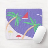 アイランドシーンのあるマウスパッド マウスパッド (マウス)