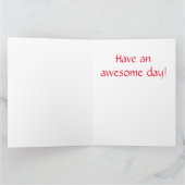 アイランドスイートピーフラワーズバミューダフローラ誕生日 カード (内部)