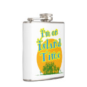 アイランドタイムに着いた フラスク (右)