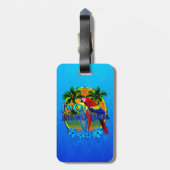 アイランドタイムサンセット ラゲッジタグ (裏面縦)
