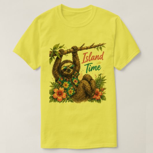 アイランドタイムスロウスウェット Tシャツ (デザイン正面)