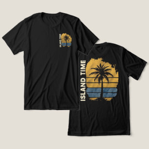 アイランドタイムパームツリートリブレンドTシャツ トライブレンドTシャツ