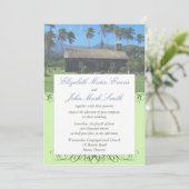 アイランドデスティネーションウエディング招待状 招待状 (スタンド正面)