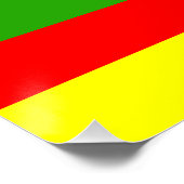 アイランドトライバルカナカマオリ国旗 ポスター (コーナー)