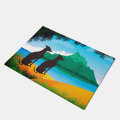 アイランドドッグ ドアマット (アングル)