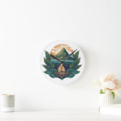 アイランドドリームズザフレンズカリブのコレクション ラウンド壁時計 (ホーム)