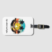 アイランドドリームズザフレンズカリブのコレクション ラゲッジタグ (正面横)